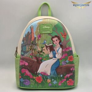 Loungefly Disney Beauty And The Beast Belle Reading Mini Backpack New